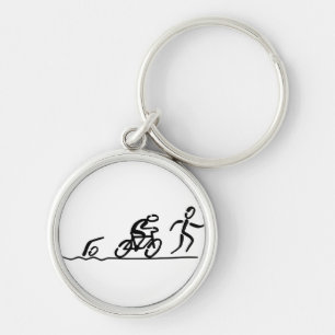Porte-clés de triathlon
