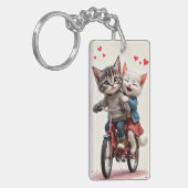 Porte-clés de vélo Tom & Luna pour la Saint-Valent (Devant gauche)