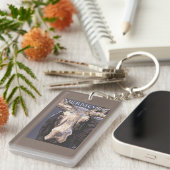 Porte-clés De VermontMoose fin (Devant droit)