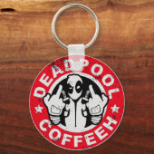 Porte-clés Deadpool Coffee Logo (Verso)