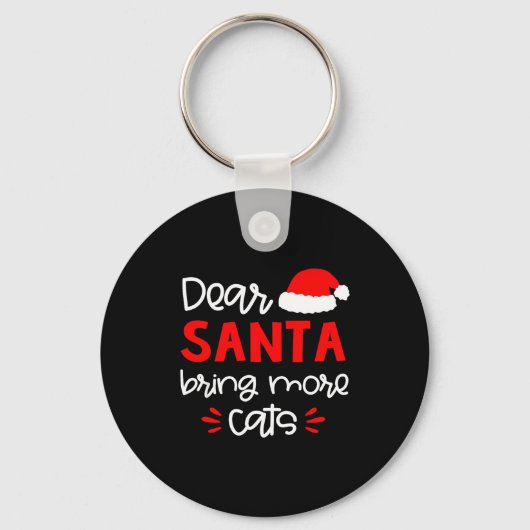 Porte-clés Dear Santa Shirt Funny Matching Family Christmas P (Recto)