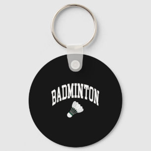 Porte-clés Débardeur graphique joueur de badminton