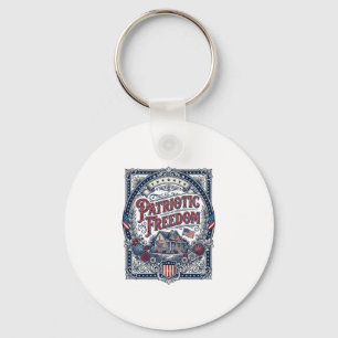 Porte-clés Débardeur graphique vectoriel de jardin de campagn