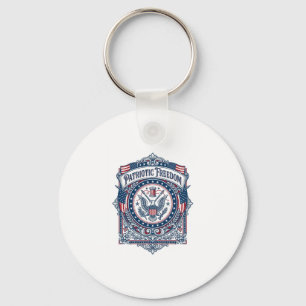 Porte-clés Débardeur graphique vectoriel du cercle de couture