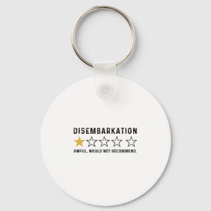 Porte-clés Débarquement affreux, je ne recommanderais pas, dr