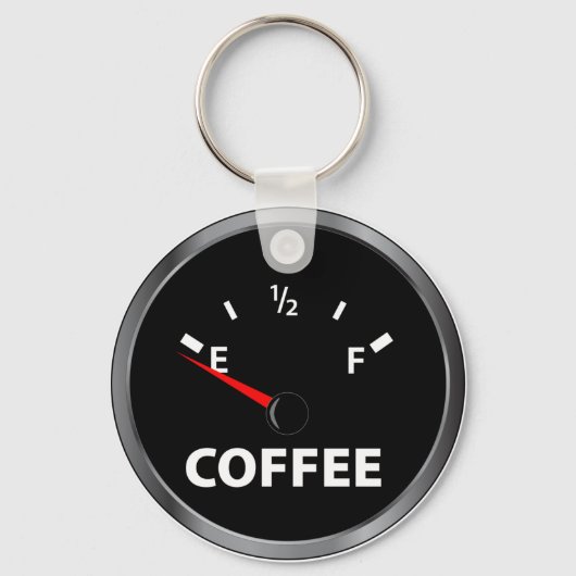 Porte-clés Débit de carburant du café (Recto)