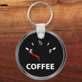 Porte-clés Débit de carburant du café (Recto)