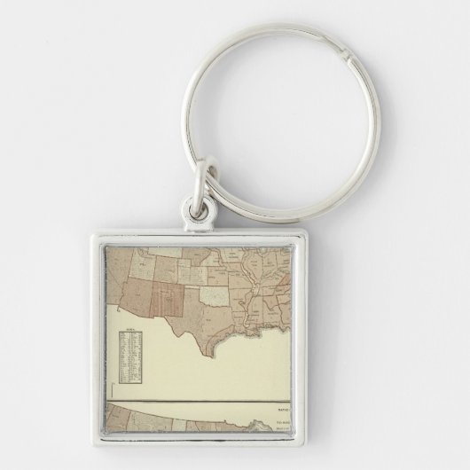 Porte-clés Décès, coqueluche, rougeole (Devant)