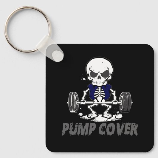 Porte-clés Décharge Reverse Retro Gym Pump Couverture Funny G (Recto)