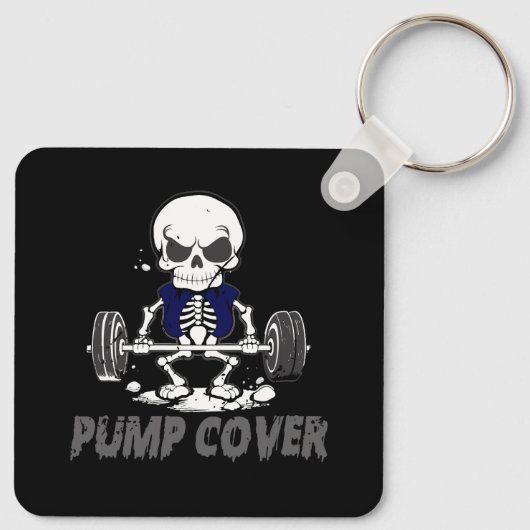 Porte-clés Décharge Reverse Retro Gym Pump Couverture Funny G (Dos)