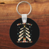 Porte-clés Deck The Halls & Answer The Calls Cna Christma (Recto)