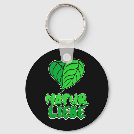 Porte-clés Déclaration cool Nature Protection de l'environnem (Recto)