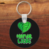 Porte-clés Déclaration cool Nature Protection de l'environnem (Recto)