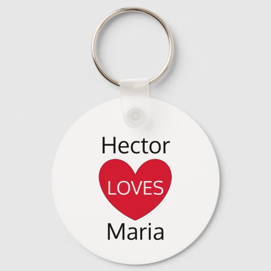 Porte-clés Déclaration d'amour  (Recto)