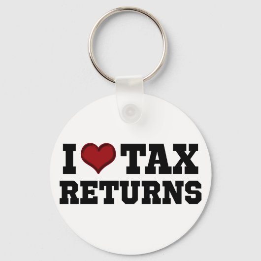 Porte-clés Déclaration de taxe de coeur (Recto)
