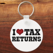 Porte-clés Déclaration de taxe de coeur (Recto)
