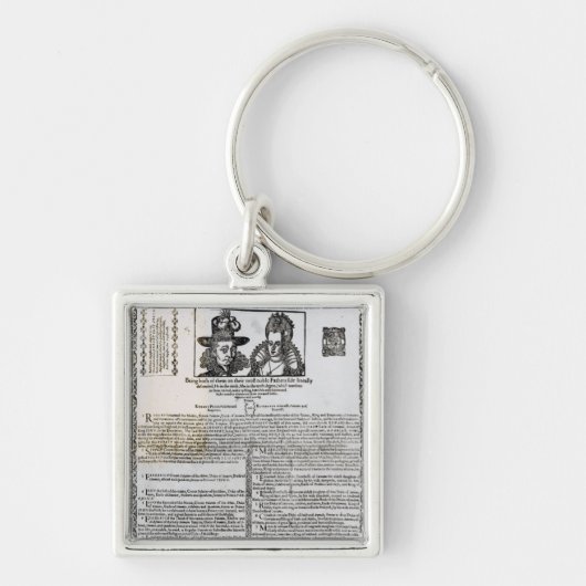 Porte-clés Déclaration du mariage de Frederick V (Devant)