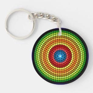 Porte-clés Décor Abstrait Mandala Art Design-65904