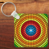 Porte-clés Décor Abstrait Mandala Art Design-65904 (Recto)