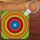 Porte-clés Décor Abstrait Mandala Art Design-65904 (Verso)