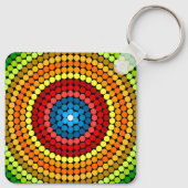 Porte-clés Décor Abstrait Mandala Art Design-65904 (Dos)