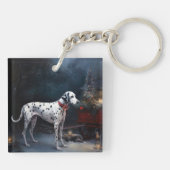 Porte-clés Décor de Noël Dalmatien Snowy (Dos)