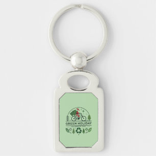 Porte-clés Décor de Noël écologique Green Holiday Art