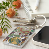 Porte-clés Décor en mosaïque (Devant droit)