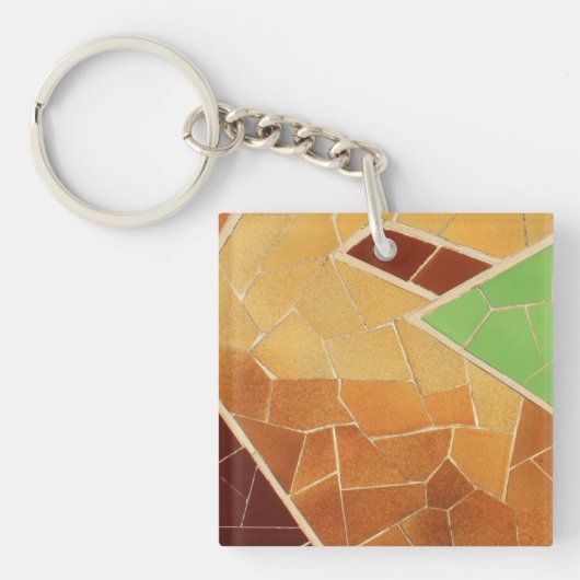 Porte-clés Décor en mosaïque (Devant)