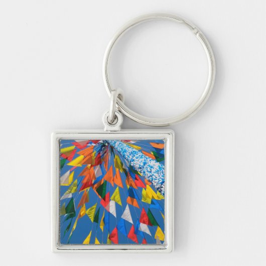 Porte-clés Décoration de drapeaux triangulaires (Devant)