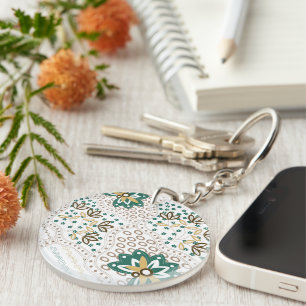 Porte-clés Décoration de maison à motif floral