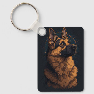 Porte-clés 🦴 Décoration et cadeaux pour chien berger alleman