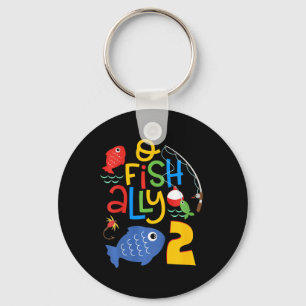 Porte-clés Décorations d'anniversaire pour enfants O-fish-all
