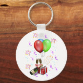 Porte-clés Décorations de célébration (Recto)