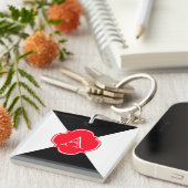 Porte-clés Décorations de monogramme (Devant Droit)