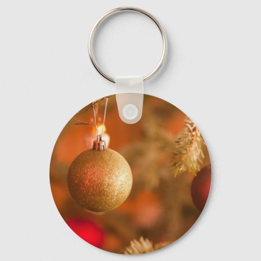 Porte-clés Décorations Gold Festive (Recto)
