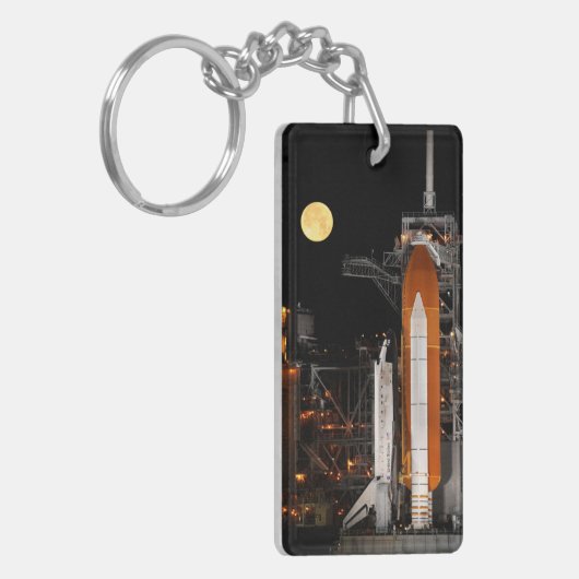 Porte-clés Découverte de navette spatiale et lune (Devant gauche)