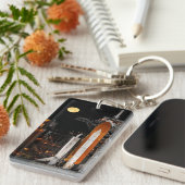 Porte-clés Découverte de navette spatiale et lune (Devant droit)