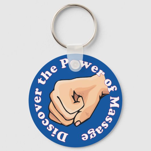 Porte-clés Découvrez le pouvoir du massage (Recto)