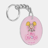 Porte-clés Dee Dee - I Love Unicorns (Devant gauche)