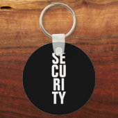 Porte-clés Deep Royal Blue Template Womens Security (Recto)