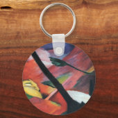 Porte-clés Deer in the Forest II by Franz Marc; Reh im Walde (Recto)