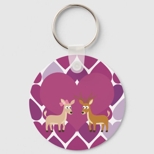 Porte-clés Deer Love (Recto)