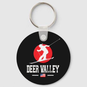 Porte-clés Deer Valley Usa Station de ski Rocky Mountains Ame