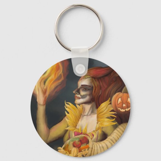 Porte-clés Déesse d'automne (Verso)