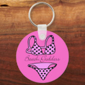 Porte-clés Déesse de plage (Recto)