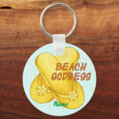 Porte-clés Déesse de plage (Recto)