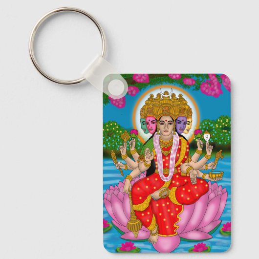 Porte-clés déesse Gayatri (Recto)