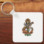 Porte-clés Déesse hindoue Saraswati (Recto)