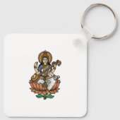 Porte-clés Déesse hindoue Saraswati (Dos)